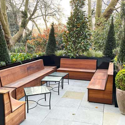 Bespoke Fibreglass Planters for Terrace